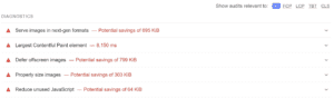 Optimize images to improve LCP of your page.